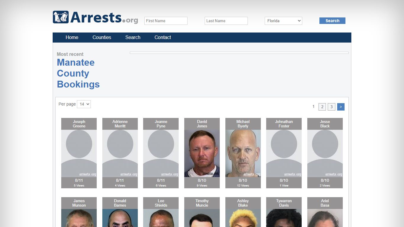 Manatee County Arrests and Inmate Search